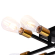 Load image into Gallery viewer, 8-Light Linear Semi Flush Mount Ceiling Light