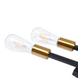 Load image into Gallery viewer, 8-Light Linear Semi Flush Mount Ceiling Light