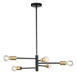 Load image into Gallery viewer, Minimalist Linear 5-Light Branch Chandelier