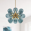 Load image into Gallery viewer, Modern 18-Light Hand Blown Glass Cluster Chandelier