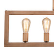 Load image into Gallery viewer, Modern 5-Light Flat Rectangle Metal Island Chandelier