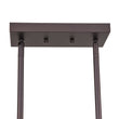 Load image into Gallery viewer, Modern 5-Light Flat Rectangle Metal Island Chandelier