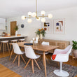 Load image into Gallery viewer, Modern 8-Light Linear Opal Glass Globe Chandelier