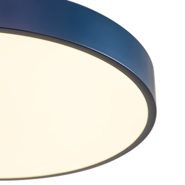 Modern Minimalist Dimmable LED Drum Semi Flush Mount