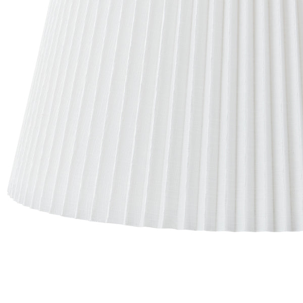 Modern Rustic 3-Light A-line Pleated Conical Drum Pendant