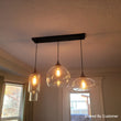 Load image into Gallery viewer, Modern Three Lights Cluster Glass Pendant Lighting