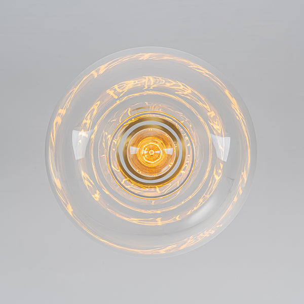 Modern 1-Light Sculptural Geo Glass Pendant