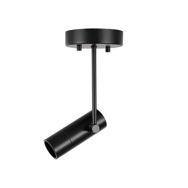 Chandelierias - 1 - Light Dimmable LED Semi - flush Track Lighting Spotlight - Semi Flush - Black - 2 - Pack