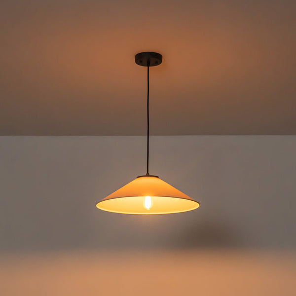 Chandelierias - 1 - Light Modern Mount - shape Linen Shade Single Pendant - Pendant - Large -