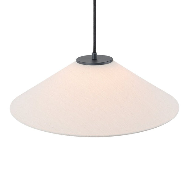 Chandelierias - 1 - Light Modern Mount - shape Linen Shade Single Pendant - Pendant - Large -