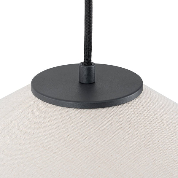 Chandelierias - 1 - Light Modern Mount - shape Linen Shade Single Pendant - Pendant - Large -