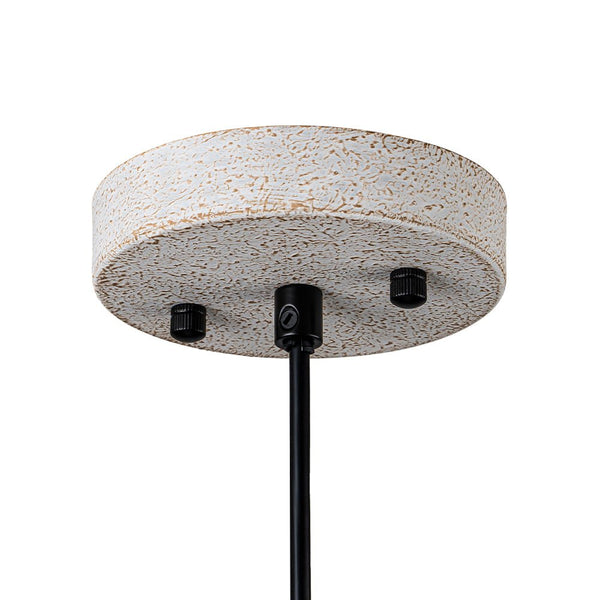 Chandelierias - 1 - Light Rough White Kitchen Island Metal Dome Pendant - Pendant - White (Back - order) -