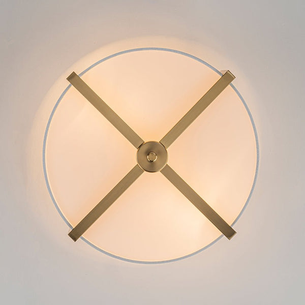 Chandelierias - 2 - Light Fabric Lampshade Drum Semi - Flush Mount - Semi Flush - Black -