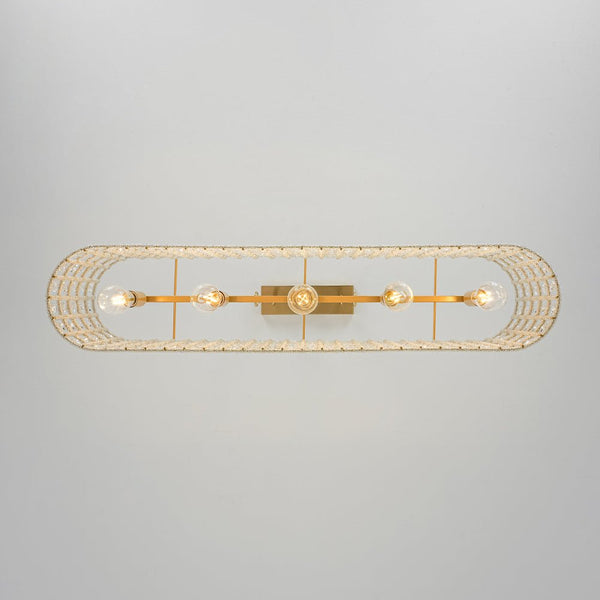 Chandelierias - 5 - Light Luxury Faceted Crystal Island Chandelier - Chandeliers - Wavy -