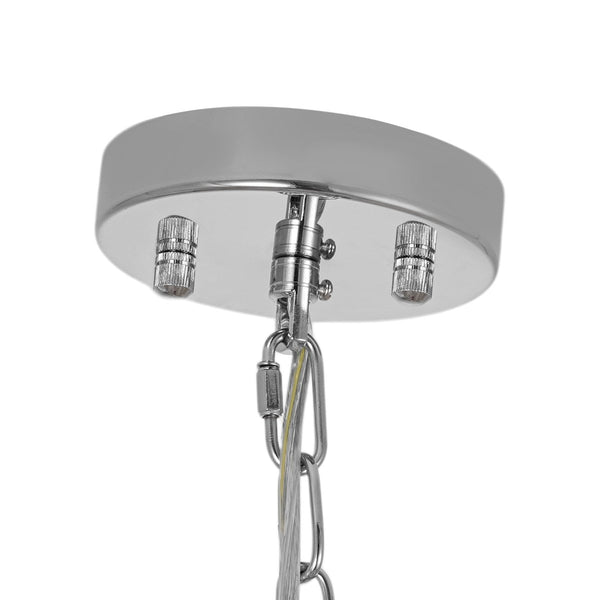 Chandelierias-6-Light Silver Crystal Drum Empire Chandelier-Chandeliers-Chrome-