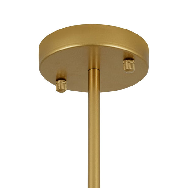 Chandelierias - 8 - Light Crossing Arm Tiered Linear Chandelier - Chandeliers - Brass -