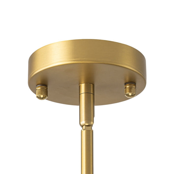 Chandelierias-8-Light Sunburst Opal Frosted Glass Chandelier-Chandeliers-Brass-