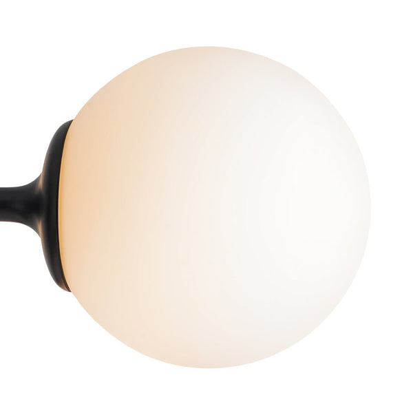 Chandelierias-9-Light Frosted Glass Semi-Sphere Sputnik Chandelier-Chandelier-Black-