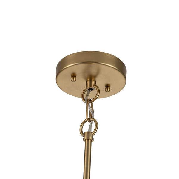 Chandelierias-Coastal-style Brass Hourglass Shape Natural Rope Drum Pendant-Pendant-8 Bulbs-