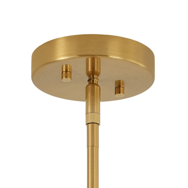 Chandelierias - Contemporary 4 - Light Crossing Linen Cone Shade Chandelier - Chandeliers - Brass -