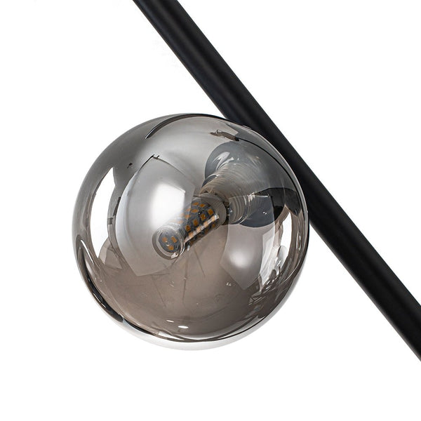 Chandelierias - Creative Modern 6 - Light Mirror Glass Asymmetrical Sputnik Chandelier - Chandeliers - Black -