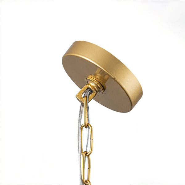 Chandelierias - Glam 7 - Light Sculptural Angled - Cut Glass Cascading Tiered Chandelier - Chandeliers - Brass -