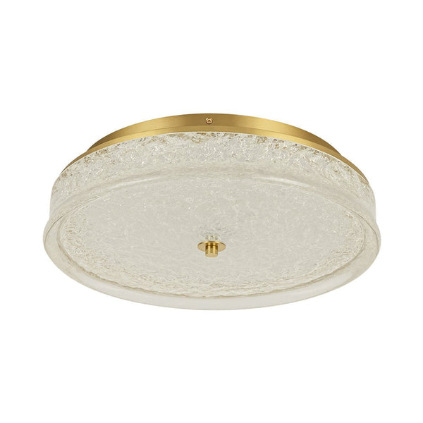Chandelierias - Glowing Cloud - like Dimmable LED Flush Mount - Semi Flush - Brushed Brass -