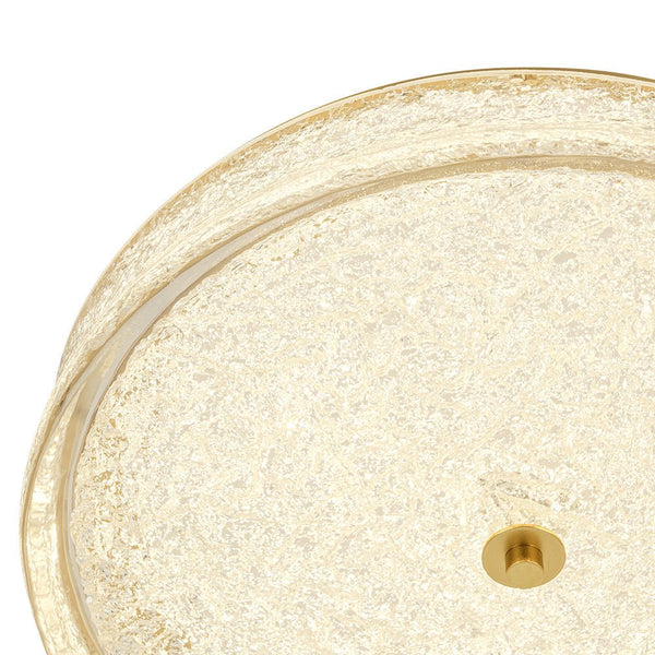 Chandelierias - Glowing Cloud - like Dimmable LED Flush Mount - Semi Flush - Brushed Brass -