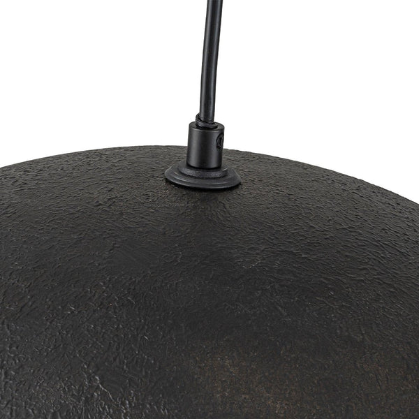 Chandelierias - Industrial Antique Style 1 - Light Metal Dome Pendant - Pendant - Black -
