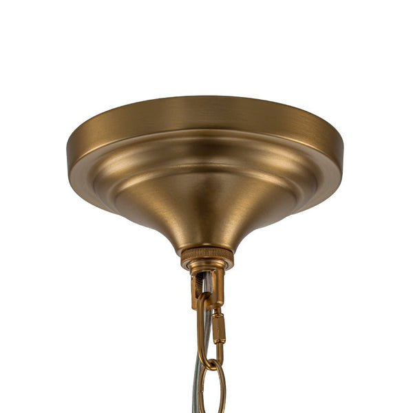 Chandelierias - Mid - century 1 - Light Hand - blown Sculptural Glass Pendant - Chandelier - Black -