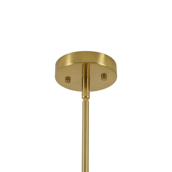Chandelierias-Midcentury Radial 6-Light Frosted Opal Glass Sunburst Chandelier-Chandeliers-Brass-
