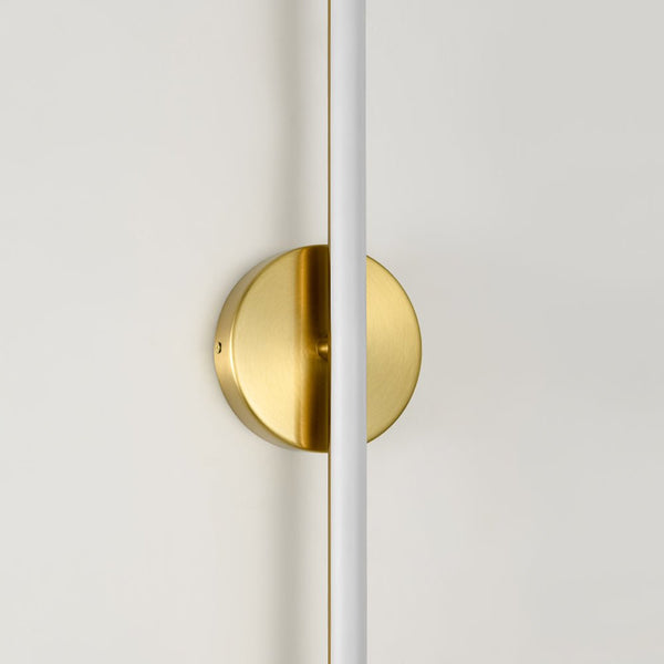 Chandelierias - Minimalist 1 - Light Dimmable LED Stirp Wall Sconce - Wall Light - Black -