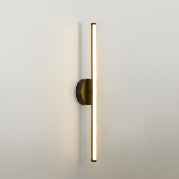 Chandelierias - Minimalist 1 - Light Dimmable LED Stirp Wall Sconce - Wall Light - Black -