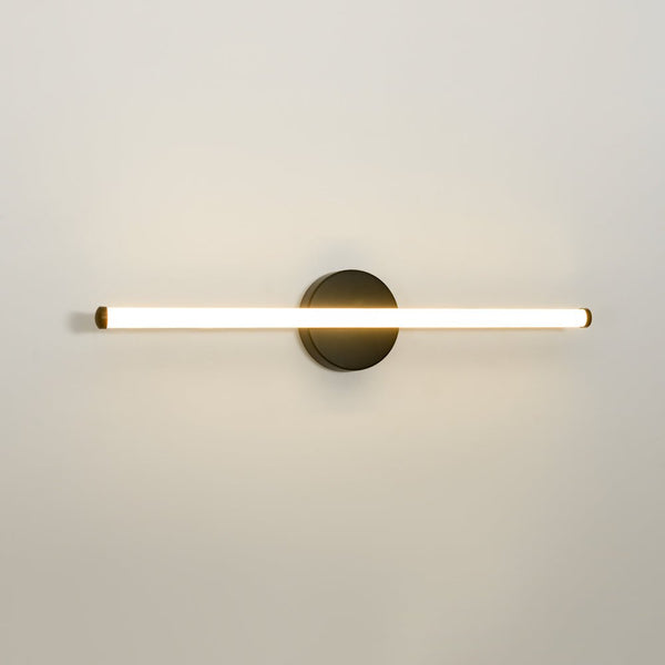 Chandelierias - Minimalist 1 - Light Dimmable LED Stirp Wall Sconce - Wall Light - Black -