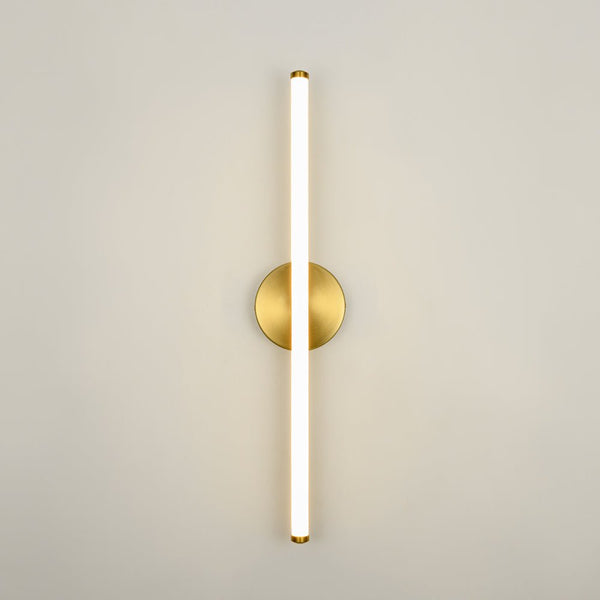 Chandelierias - Minimalist 1 - Light Dimmable LED Stirp Wall Sconce - Wall Light - Black -
