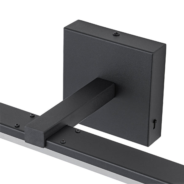 Chandelierias - Minimalist Modern Linear Slim Turnable LED Vanity Light - Wall Light - Black -