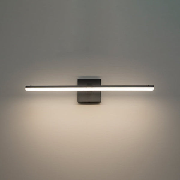 Chandelierias - Minimalist Modern Linear Slim Turnable LED Vanity Light - Wall Light - Black -