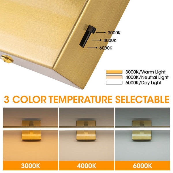 Chandelierias - Minimalist Modern Linear Slim Turnable LED Vanity Light - Wall Light - Chrome -