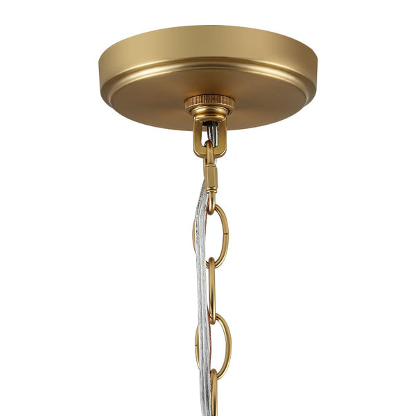 Chandelierias - Modern 1 - Light Dimmable Ribbed Glass Pendant - Pendant - Black -