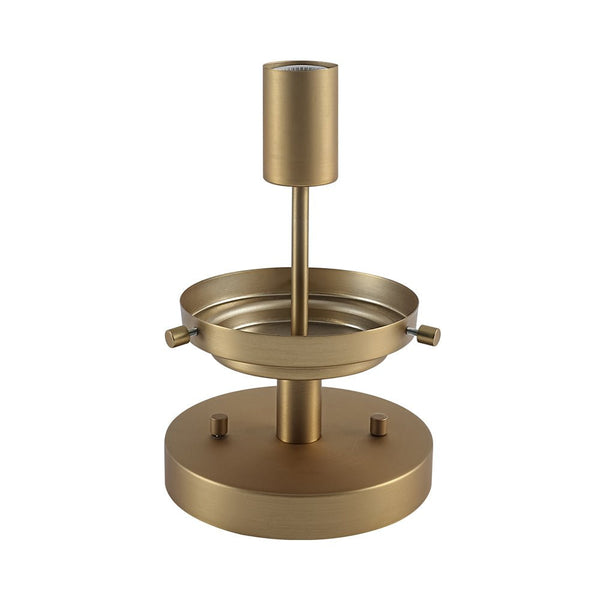Chandelierias - Modern 1 - Light Ribbed Glass Globe Semi - flush Mount - Semi Flush - Brushed Brass -