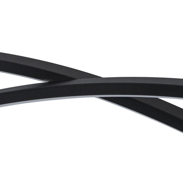 Chandelierias - Modern 2 - Light Minimalist Arc Dimmable LED Pendant - Pendant - Matte Black -