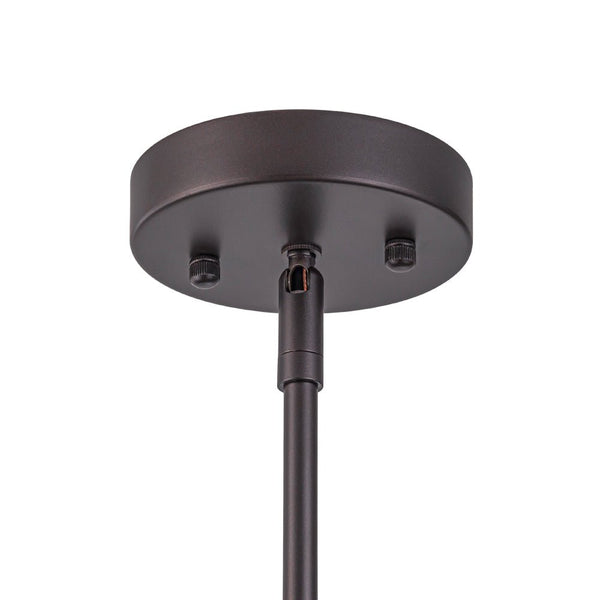 Chandelierias - Modern 4 - Light Hand - blown Clear Glass Globe Branch Chandelier - Chandelier - Oil - rubbed Bronze -