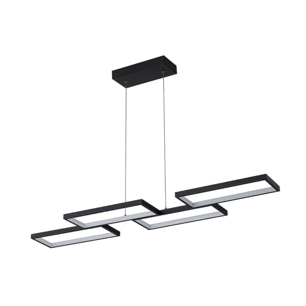 Chandelierias - Modern 4 - Light Square Frame Kitchen Island Dimmable LED Pendant - Pendant - 4 - Light -