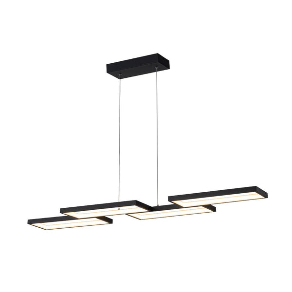 Chandelierias - Modern 4 - Light Square Frame Kitchen Island Dimmable LED Pendant - Pendant - 4 - Light -