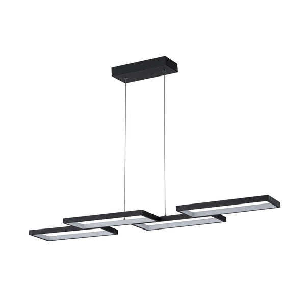 Chandelierias - Modern 4 - Light Square Frame Kitchen Island Dimmable LED Pendant - Pendant - 4 - Light -