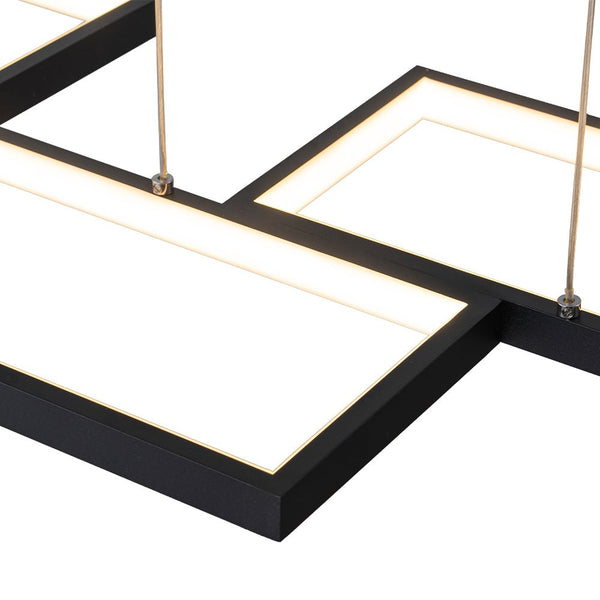 Chandelierias - Modern 4 - Light Square Frame Kitchen Island Dimmable LED Pendant - Pendant - 4 - Light -