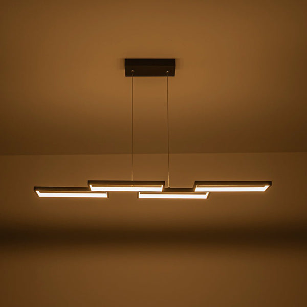 Chandelierias - Modern 4 - Light Square Frame Kitchen Island Dimmable LED Pendant - Pendant - 4 - Light -