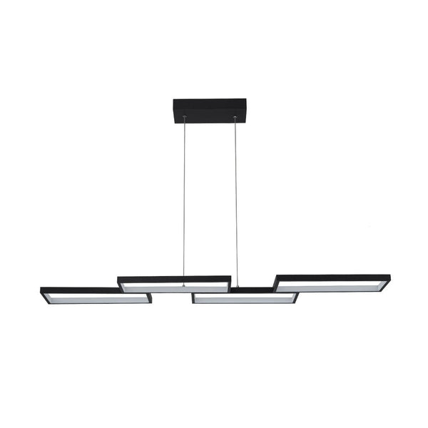 Chandelierias - Modern 4 - Light Square Frame Kitchen Island Dimmable LED Pendant - Pendant - 4 - Light -