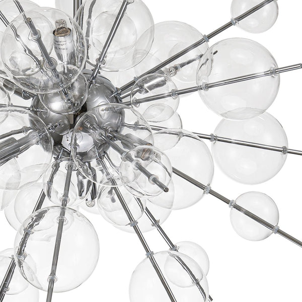 Chandelierias - Modern 6 - Light Bubble String Sputnik Chandelier - Chandelier - Chrome -