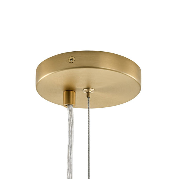 Chandelierias - Modern 6 - Light Clear Bubble Cluster Orb Chandelier - Chandeliers - Brass -